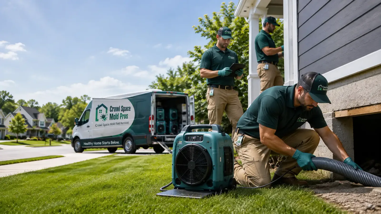 Crawl Space Mold Removal in Hayward, WI